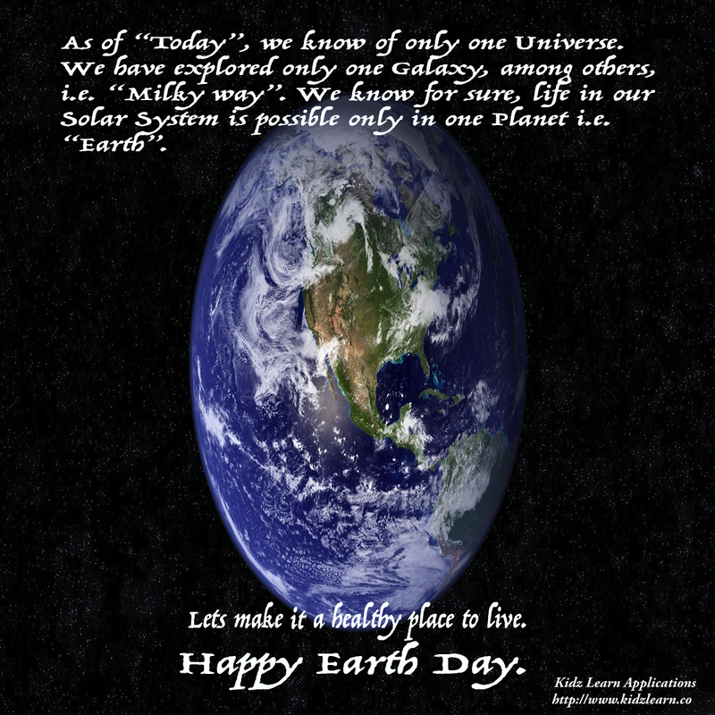 Earth Day Quote 2 from Kidz Learn Applications